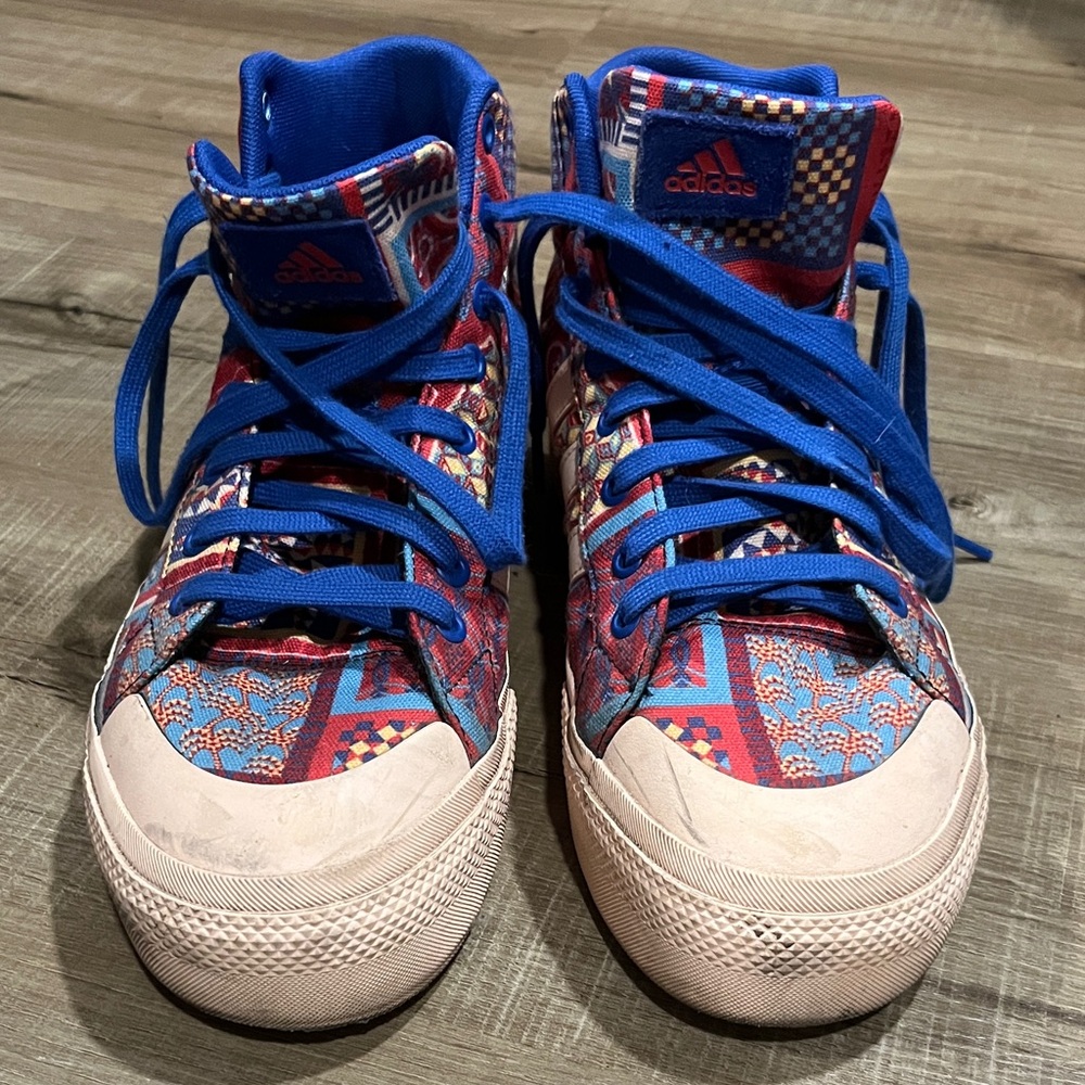 Size 8.5 adidas FARM Rio x Bravada platform high tops